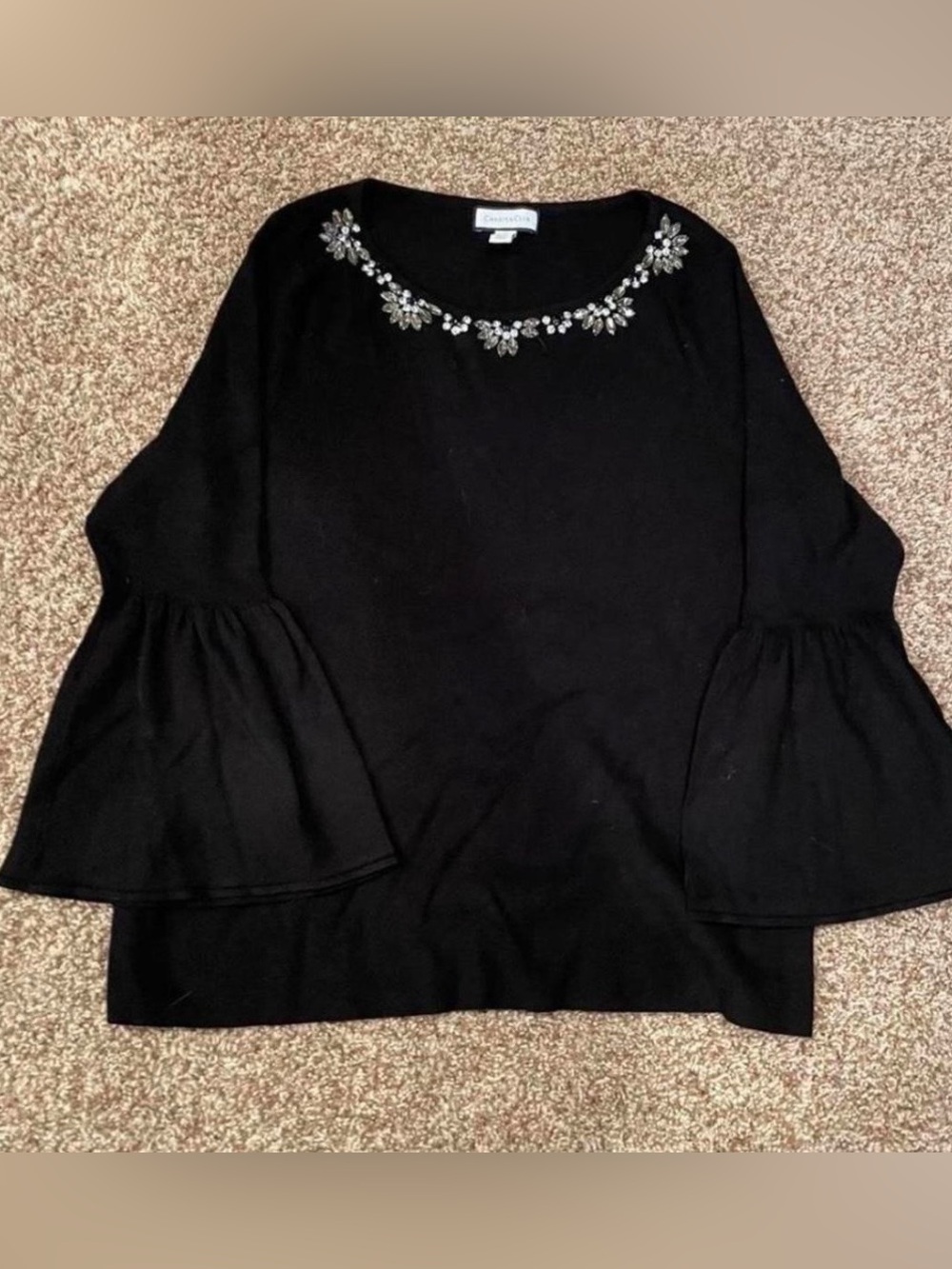 Charter Club Flared Sleeve Sweater